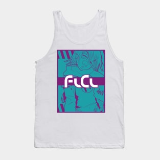 FLCL blue Tank Top